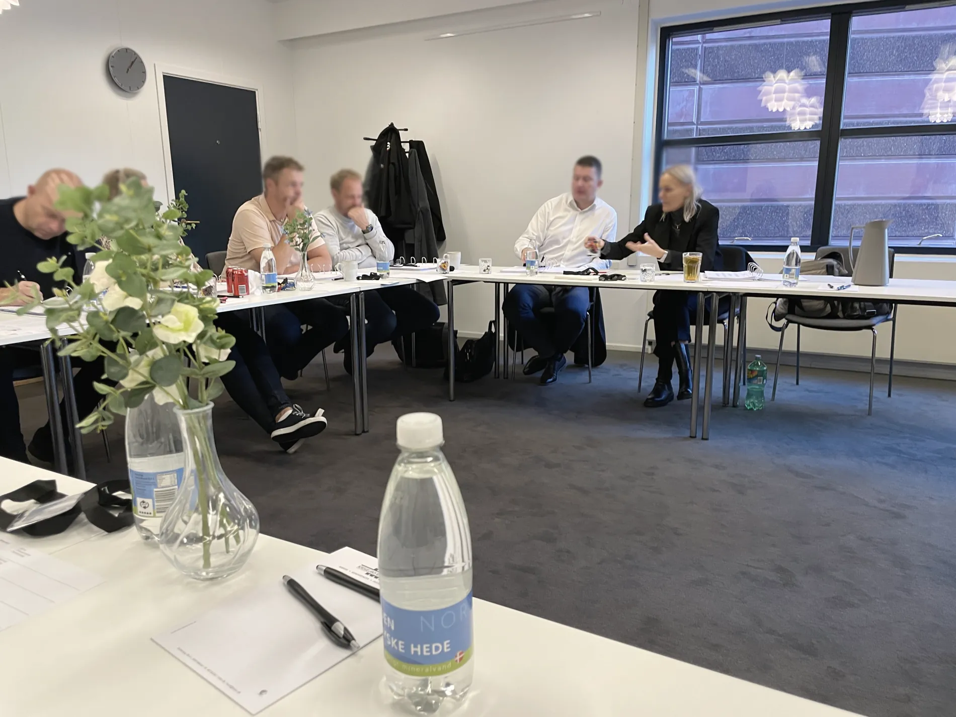 Ledere lytter og reflekterer under et modul